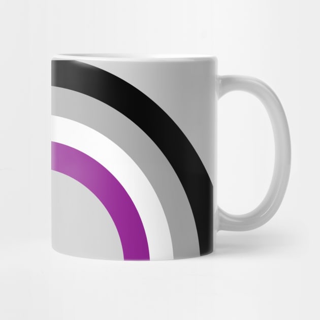 Asexual Pride Flag Rainbow by epiclovedesigns